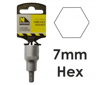 7mm 1/2in Drive Hex Key Socket